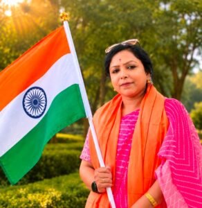 टी ज्योति पार्षद द्वारा ‘हर घर तिरंगा’ अभियान के तहत नगरवासियों से तिरंगा फहराने की अपील।