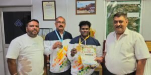 राष्ट्रीय मास्टर एथलेटिक्स चैंपियनशिप में कृष्णामूर्ति ने डिस्कस थ्रो में गोल्ड मेडल व शॉटपुट में सिल्वर मेडल जीता।